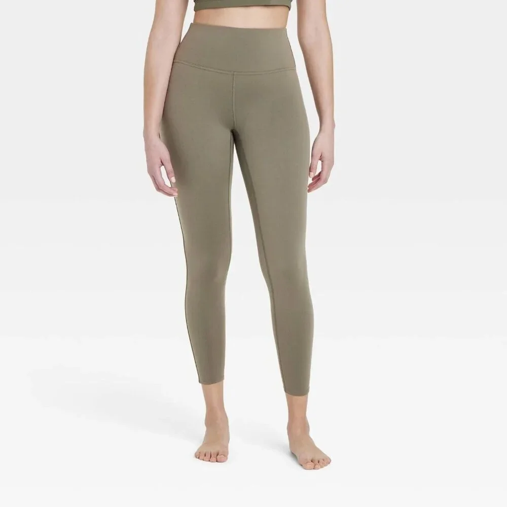 XS - Womens Ultra High-Rise Flex Leggings - All in Motion - Moss Green - Picture 1 of 8